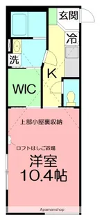 ティファナ茅ヶ崎【201号室】の間取り