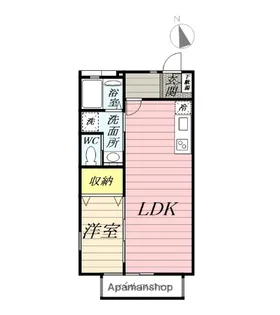ラフール湘南【2階】の間取り