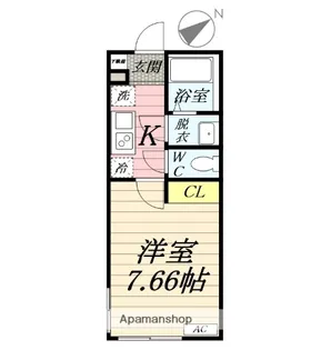 カインドネス辻堂NORTH【3階】の間取り