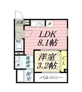 (仮称)ジーメゾン平塚幸町【0102号室】の間取り