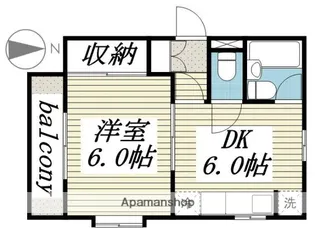 ジュネパレス茅ヶ崎第01【1階】の間取り
