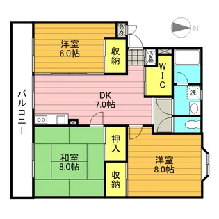 エスポワールいずみ【2階】の間取り