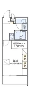 レオパレスサシェ【3階】の間取り