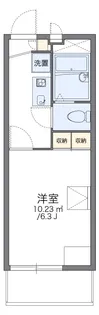 レオパレス山都【2階】の間取り