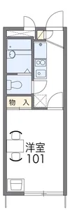 レオパレスグリーンヒルズAYA Ⅲ【2階】の間取り
