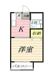 コーポPB8【1階】の間取り