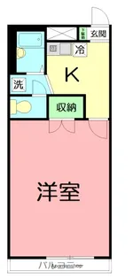 アムール長坂弐番館【1階】の間取り