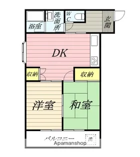 メゾンオカベA棟【2階】の間取り