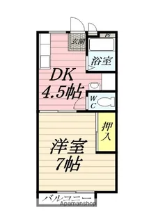 アレーテー【2階】の間取り