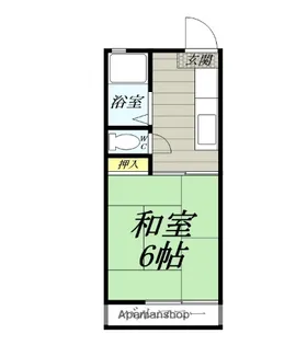 花家アパート【2階】の間取り