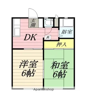 ハイツカサイ【2階】の間取り