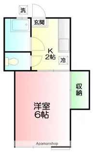 今井ハイツA棟【2階】の間取り