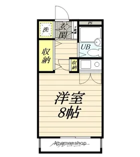ハイツ山下【1階】の間取り
