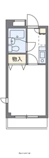 レオパレスフレッシュ【3階】の間取り