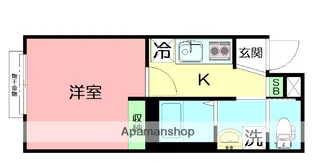 ウイスティーナ【1階】の間取り