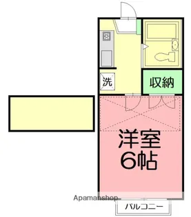 サーフアンドサンド【2階】の間取り