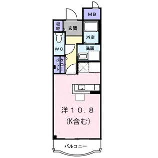 ブリーズメゾン【1階】の間取り