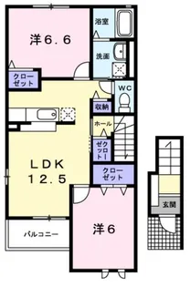ピュア・グリーンⅠ【2階】の間取り