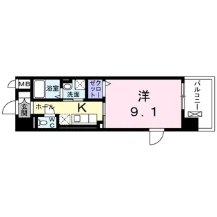 インサイド レター【3階】の間取り