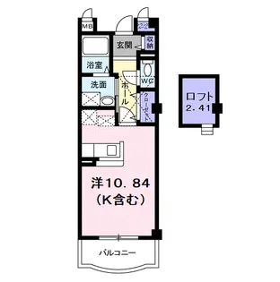 ヴェルグ広貴【3階】の間取り