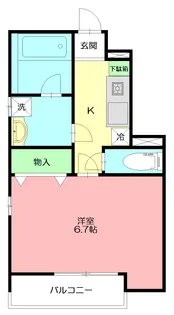 ドミール湘南A【1階】の間取り