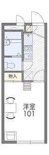 レオパレススマート【1階】の間取り