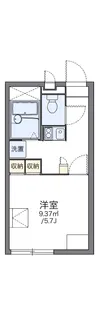レオパレスガーデン桜ヶ丘【1階】の間取り