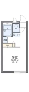 レオパレスクレール【2階】の間取り