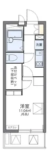 レオパレス高雄【2階】の間取り