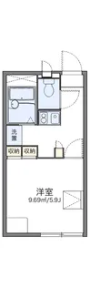 レオパレスシャルマン【102号室】の間取り