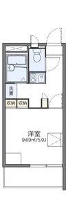 レオパレスISEYA【108号室】の間取り