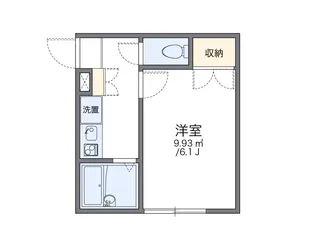 レオパレスファナーリ【1階】の間取り