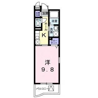 ジェル メゾン【1階】の間取り