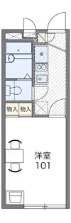 レオパレス向日葵【2階】の間取り