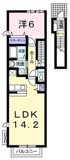 セレーサ【2階】の間取り