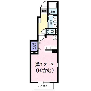 ポラリス【1階】の間取り