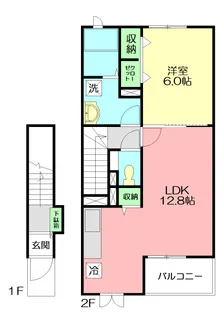 プリムローズ 高倉【2階】の間取り