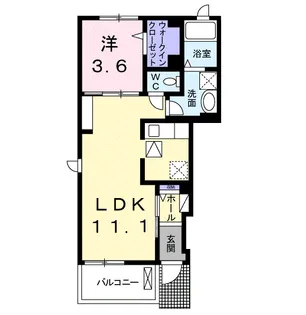 サンフェリーチェⅡ【1階】の間取り