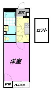 レオネクスト中海岸【1階】の間取り