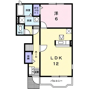 アプローズ ヴィラⅡ【1階】の間取り