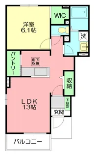 リーリエⅠ【1階】の間取り