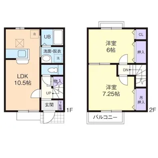 REFINADO B【106号室】の間取り