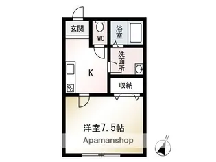 グランヴェール【1階】の間取り