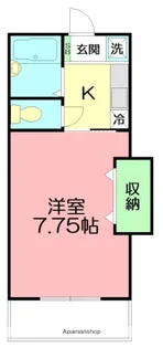 ハイツひばり【1階】の間取り