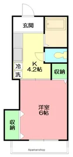 ハイツ万緑【2階】の間取り