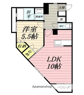 CONFOR鴨宮【2階】の間取り