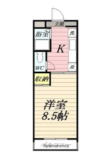 ベーネパラッツオアキ【1階】の間取り