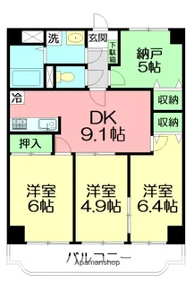 グランドゥール安藤【2階】の間取り