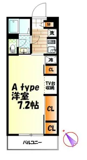 リブリ・SOUTHERN BEACH【1階】の間取り