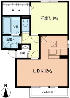 イエローアーク【1階】の間取り